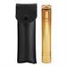 GENUINE LEATHER CASE COMPLETE 16 CM GOLD PLATED SPRINKLER