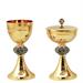 CHALICE AND CIBORIUM WITH GRAPES AND PX KNOP