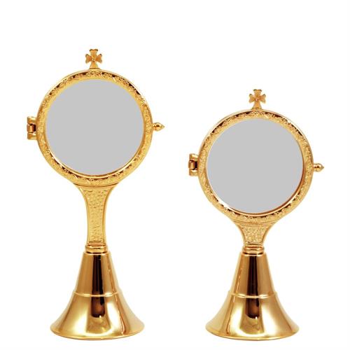 TECA ESPOSIZIONE SU BASE DORATA