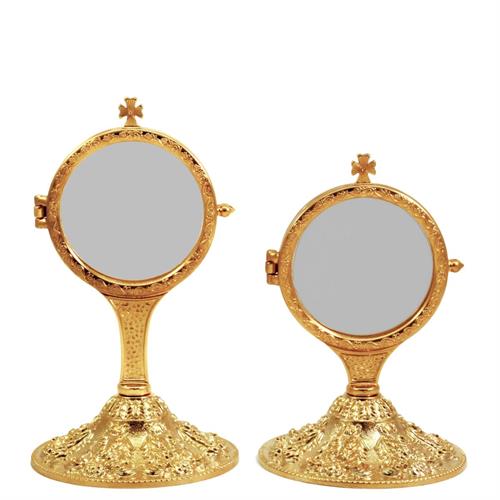 CHAPEL MONSTRANCE ON BASE WITH DECORATIONS