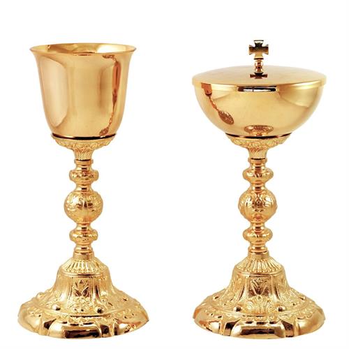 BARCCO MODEL CHALICE AND CIBORIUM