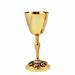 CHALICE AND CIBORIUM WITH TWO-TONE GRAPE AND VINE BASE