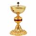 CHALICE AND CIBORIUM WITH ENAMELED BALL KNOP