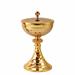 CALICE E PISSIDE DORATI CON NODO BAROCCO