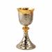 TWO-TONE CHALICE AND CIBORIUM WITH BAROQUE KNOP