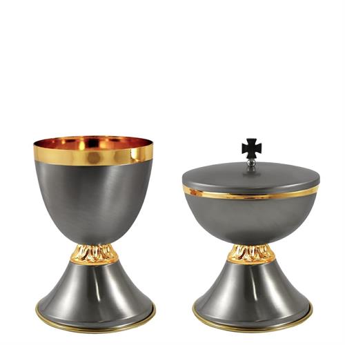 CHALICE AND CIBORIUM MATTE EFFECT FINISHING GOLDEN KNOP