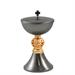 CHALICE AND CIBORIUM MATTE EFFECT AND KNOP WITH STONES