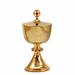 CALICE E PISSIDE DA VIAGGIO DORATI CON PIETRE BRILLANTI