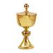 CALICE E PISSIDE DORATI CON DECORO ANGELI