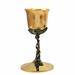 CHALICE AND CIBORIUM WITH ANTIQUE SILVER VINE SHOES