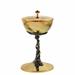 CHALICE AND CIBORIUM WITH ANTIQUE SILVER VINE SHOES