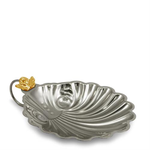 BAPTISMAL SHELLS WITH GOLD PLATED  ANGEL
