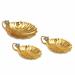 GOLD PLATED  BAPTISMAL SHELLS WITH SILVER ANGEL