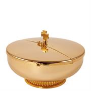 PISSIDE DORATA CON COPERCHIO SEMI-APRIBILE