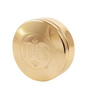 SCATOLA PORTA OSTIE IN OTTONE DORATO IHS