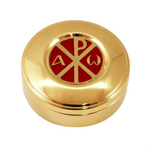 ALPHA AND OMEGA ENAMELED HOST BOX