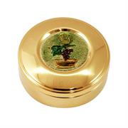 SCATOLA PORTA OSTIE IHS E UVA DIPINTA