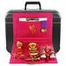 TRAVEL MASS KIT ABS SUITCASE CRIMSON INTERIOR WITH PX