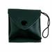 GENUINE GREEN LEATHER EMPTY PYX CASE 8x9cm.