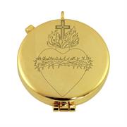 TECA EUCARISTICA DORATA SACRO CUORE