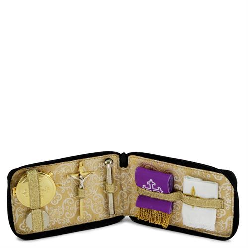 GENUINE LEATHER SICK CALL SET GOLDEN LINING