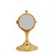 CHAPEL MONSTRANCE GOLD PLATED BAROQUE BASE LONG STEM
