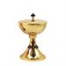 GOLD PLATED CIBORIUM  JESUS MODEL