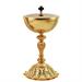 GOLD PLATED FLOWER STYLE CIBORIUM
