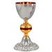 TWO-TONE CHALICE  WITH ENAMELED  KNOT