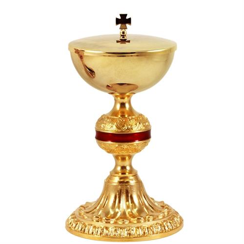 PISSIDE DORATA CON NODO PALLA SMALTATO