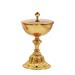 CIBORIUM  WITH CAST BASE AND KNOT