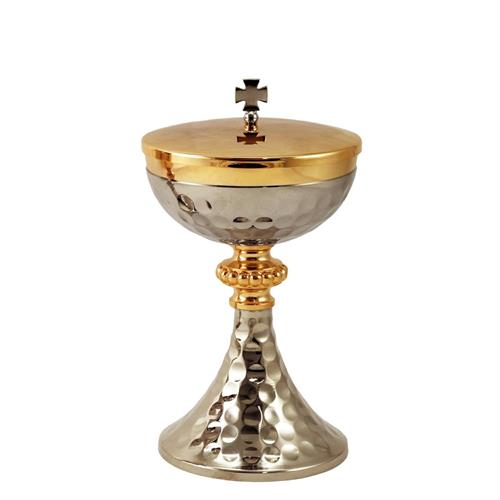TWO-TONE CIBORIUM WITH BAROQUE KNOT