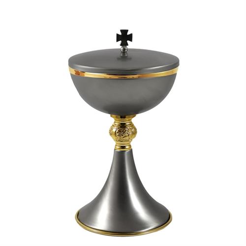 MATT EFFECT GOLD PLATED KNOT CIBORIUM