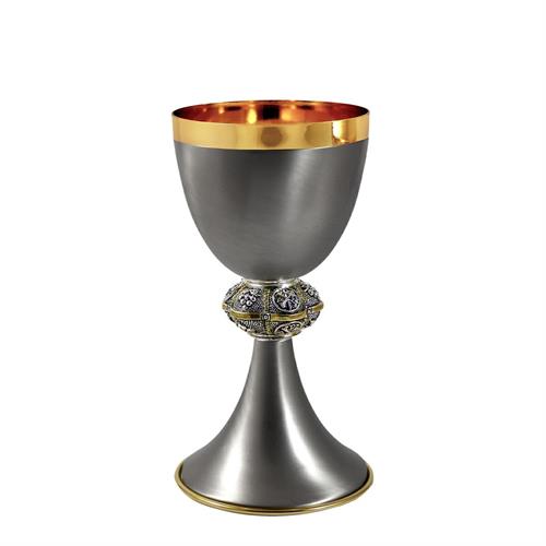 MATT EFFECT CHALICE WITH GRAPE AND PX KNOT