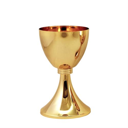 GOLD PLATED CHALICE  WITH SIMPLE KNOT
