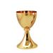 GOLD PLATED CHALICE  WITH SIMPLE KNOT