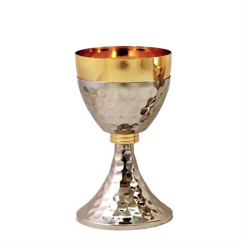 CALICE DORATO MARTELLATO BICOLORE