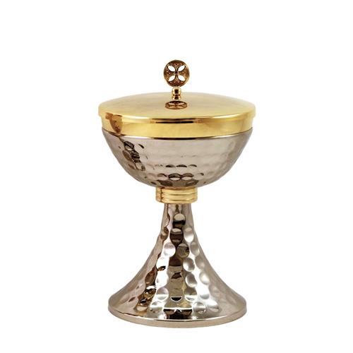 TWO-TONE HAMMERED GOLD PLATED CIBORIUM