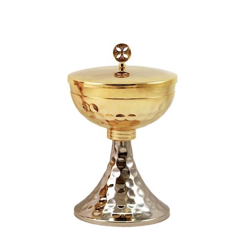 HAMMERED TWO-TONE CIBORIUM